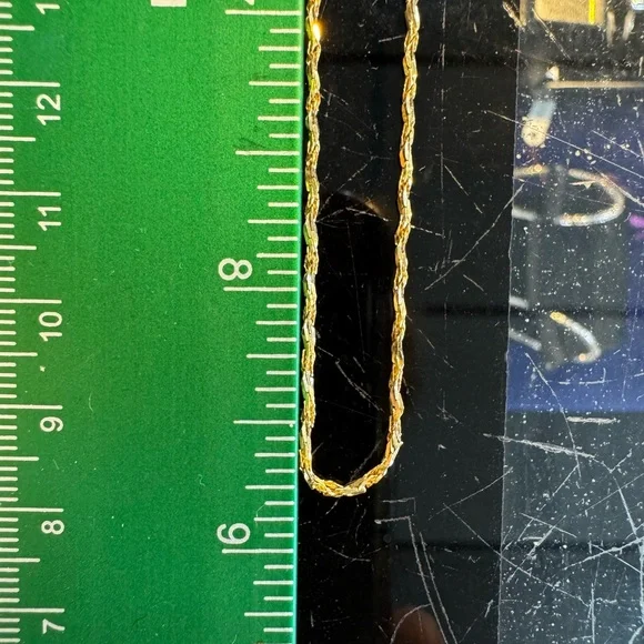 14k Twisted Rope Chain